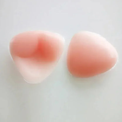2pcs New Chest Sticky Bra for Bikini Thicken Sponge Bra Pads Breast Push Up Silicone Removeable Inserts Swimsuit Invisible Bra