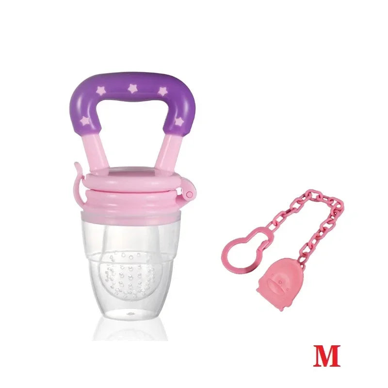 Baby Fruit and Vegetable Teether Fresh Food Supplement Toys Infant Fruit Teething Silicone Pouches Baby Feeding Tableware