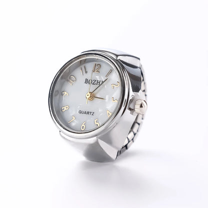 Fashion Rings Finger Watches Fashion Party Quartz Watches Unisex Couple Rings Jewelry Gift Real