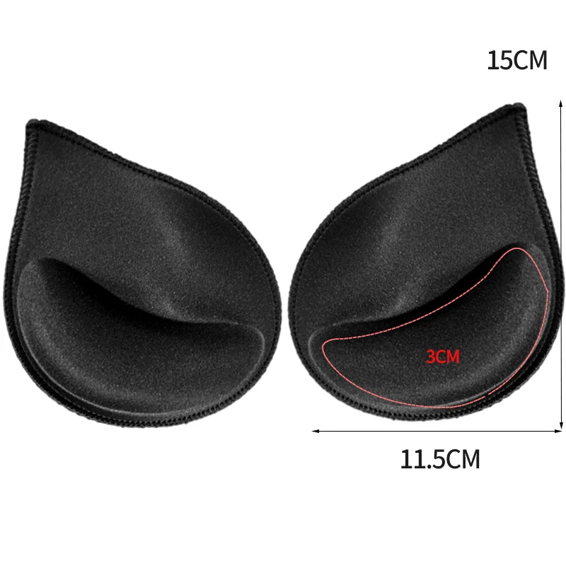 Women Sexy Breast Insert Push Up Bra Enhancer Swimsuit Bikini Pad Removeable Foam Chest Accessories Swimsuit Thickness 4/5/6cm