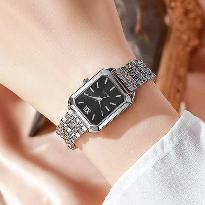 Elegant Rectangle Women Watches Fashion Analog Quartz Wristwatches Reloj Mujer Girls Clock Gift（Without Box）