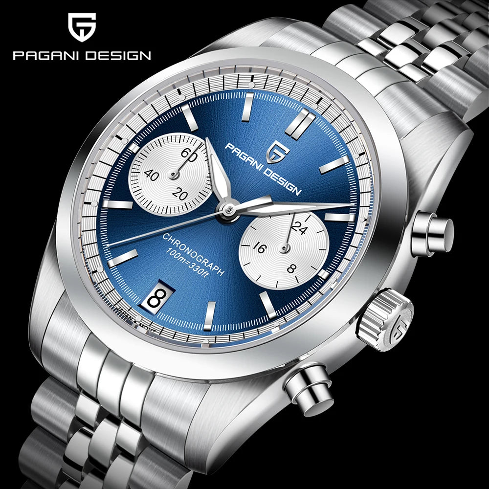 2026 New PAGANI DESIGN Pilot Men's Quartz Watches Sports Waterproof WristWatch Sapphire Automatic Watch Relogio Masculino PD1775