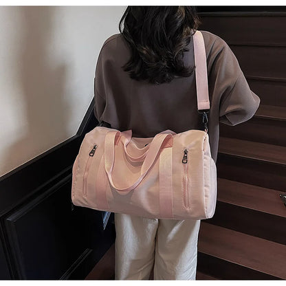 Fashion Travel Bags For Women Large Capacity Men's Sports bag Waterproof Weekend Sac Voyage Female Messenger Bag Dry And Wet
