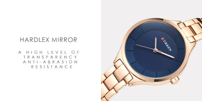 TOP Luxury Rose Gold Women's Watch Stainless Steel Ladies Wrist Watches Relogio Feminino Fashion Female Hour Reloj Mujer