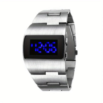 New Luxury Heavy Watch Men Led Digital Watches Full Black Electronic Wristwatches Men Sport Watches Reloj Hombre Montre Homme