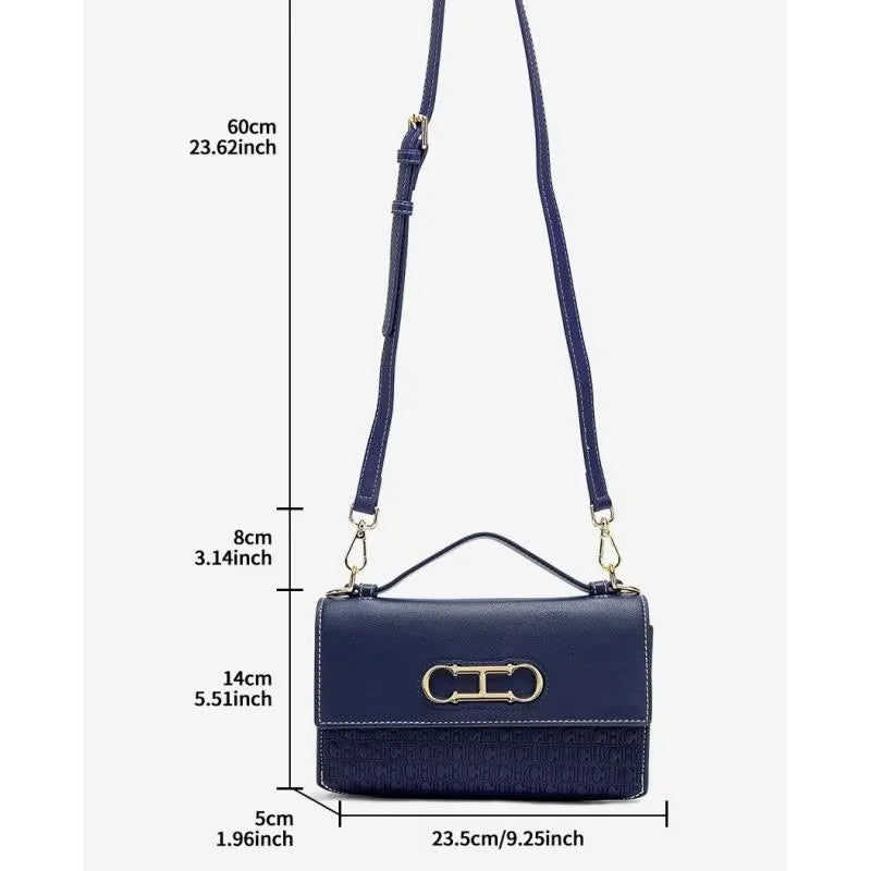 CH Crossbody Bag Brand Women's Bag Letter Print Leather Compact Elegant Handbag Tote Bag Exquisite Fashion Women's Bag