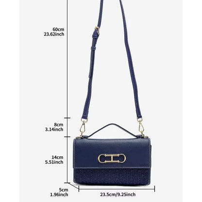 CH Crossbody Bag Brand Women's Bag Letter Print Leather Compact Elegant Handbag Tote Bag Exquisite Fashion Women's Bag