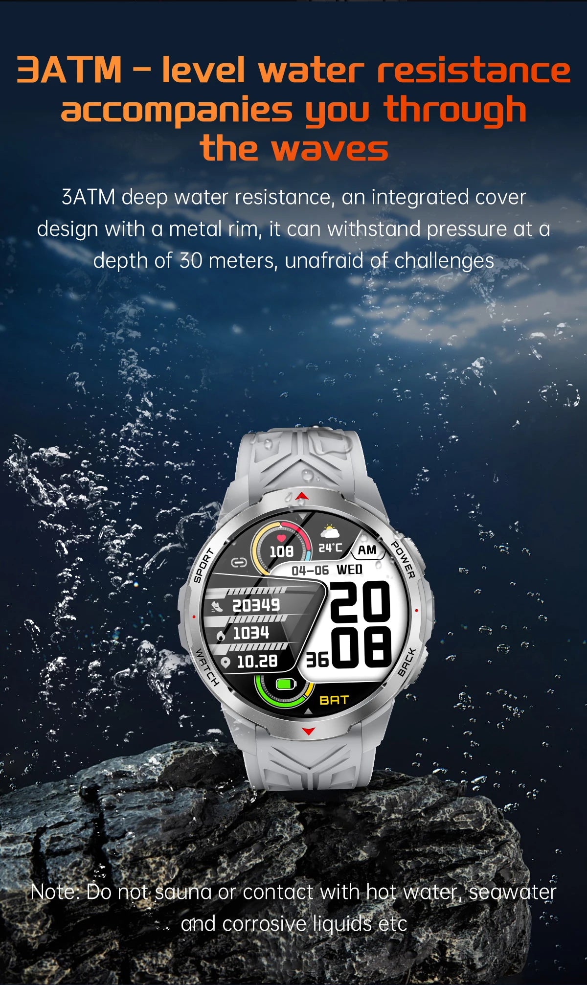 LIGE New 1100mAh Battery Smart Watches For Man Outdoor Sport LED Flashlight Compass Men’s Smartwatch Bluetooth Call Men Watches
