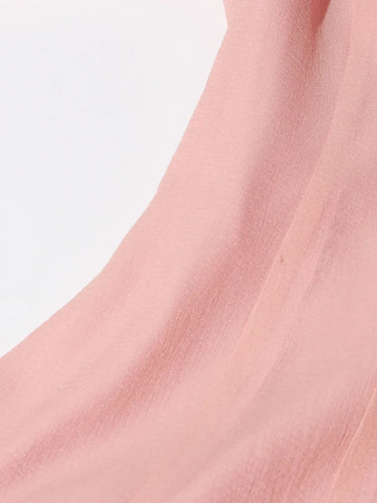 VGH Sweet Ruffles Elegant Knee Length Dresses for Women Round Neck Flare Sleeve High Waist Spliced Button  A Line Dress Female