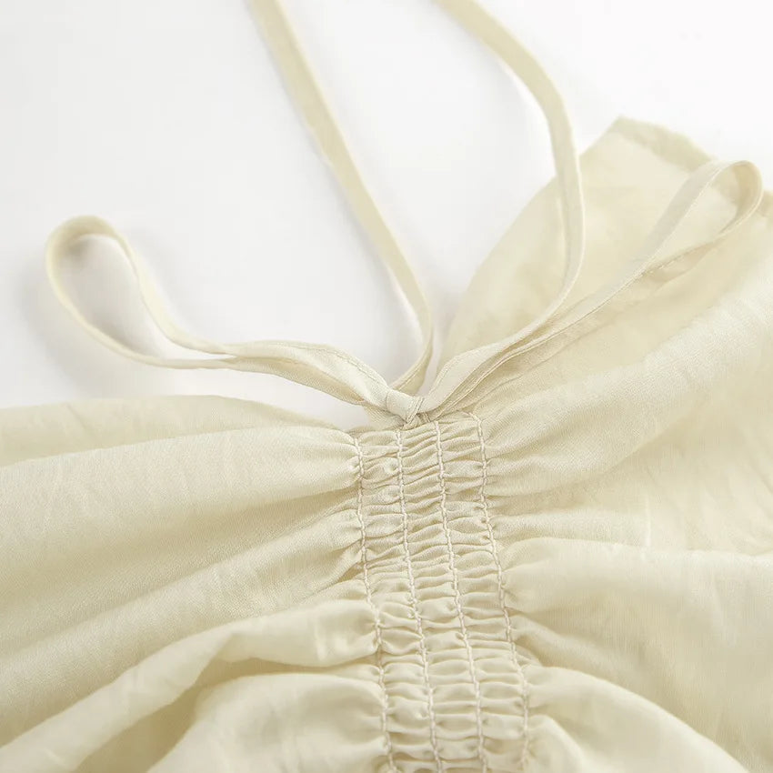 Casual Ruffled Shirt Shorts 2-Piece Set Women V Neck Flare Sleeve Lace-up Loose Blouse Shorts Suit Summer Beach Vacation Outfits