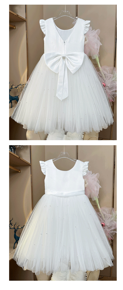 Baby Girls Summer Dresses 2 3 6 8 10Yrs Cute Kids Birthday Princess Dress Children Casual Clothes Sleeveless Girls Layered Dress
