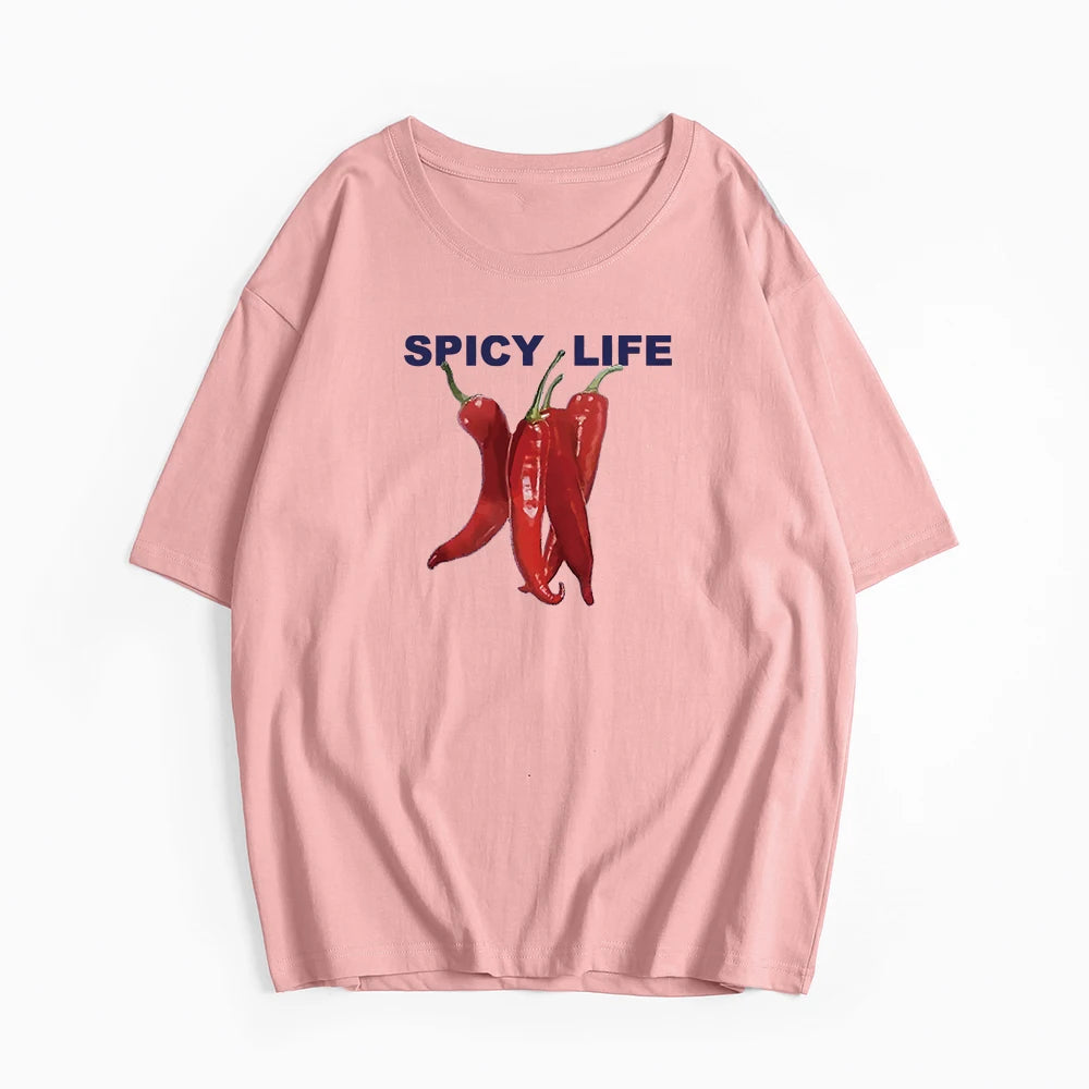 Hirsionsan Hot Girl Graphic Printed T Shirt Women Summer Cotton Soft Short Sleeve Casual Tee Female Oversized Higt Street Tops