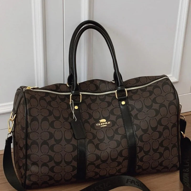 Women's Classic Boston Handbag Large Capacity Elegant Travel Duffle Bags for Women Weekend Luggage Travel Shoulder Bag