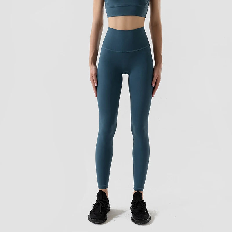 TRY TO BN Gym Leggings Yoga Pants Women Sports Fitness Naked Feeling High Waist Elastic Workout Push Up Leggings Tights Women