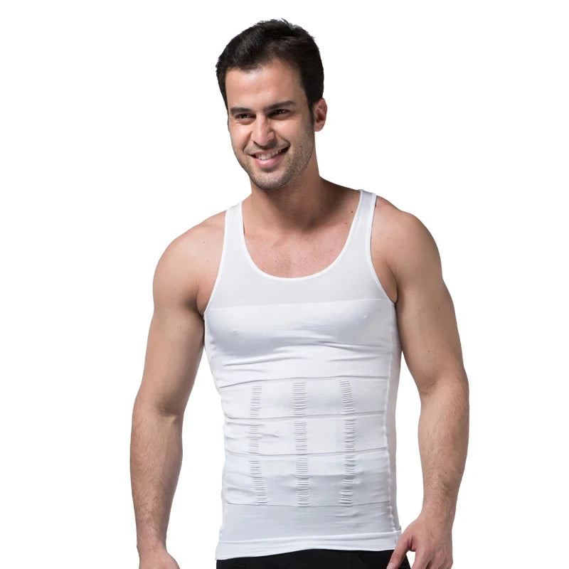 Mens Compression Sleeveless Jersey Fitness Clothes Training Shirts Gym Tank Tops Running Sports Skinny Vest Tight T-Shirt
