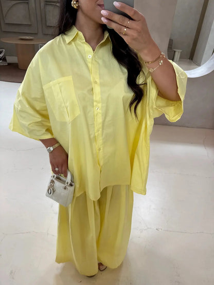 Solid Lapel Lace Patchwork Half Sleeve Shorts Set Women Chic Single Breasted Tops Pockets Pants Suits 2026 Daily Street Outfits