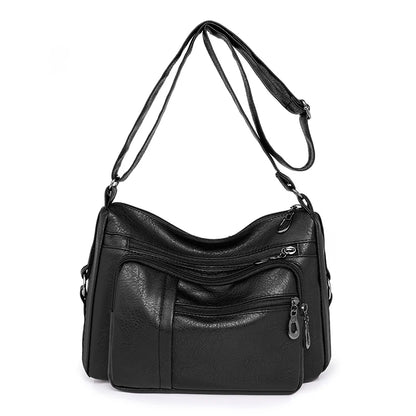High Capacity Women Tote Bag High Quality Leather Ladies Handbags Leisure Shoulder Bag Small Crossbody Bags For Women 2024 New