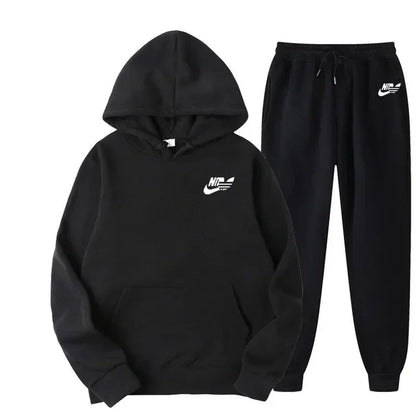 2025 Spring Autumn Men Casual Two Piece Sets Sweatshirts Men Women Street Los Fashion Printed Sports Suit