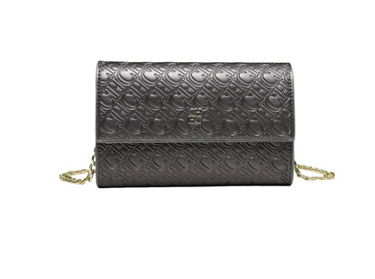 CH Fashion Women's Shoulder Bag with Letter Printing Design 2025 Festival Essential Versatile Women's Chain Bag