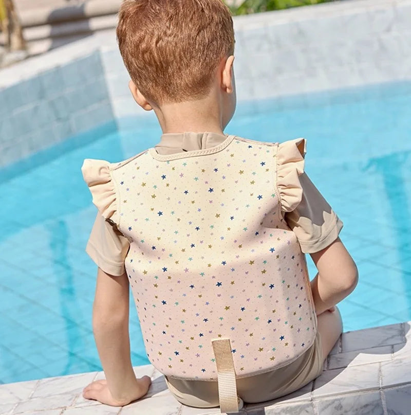 Baby Boy Girl Float Swimsuit Toddler Child Foam Safety Swimming Training Vest Summer Kid Swimming Clothing Swim Bath Pool 2-8Y