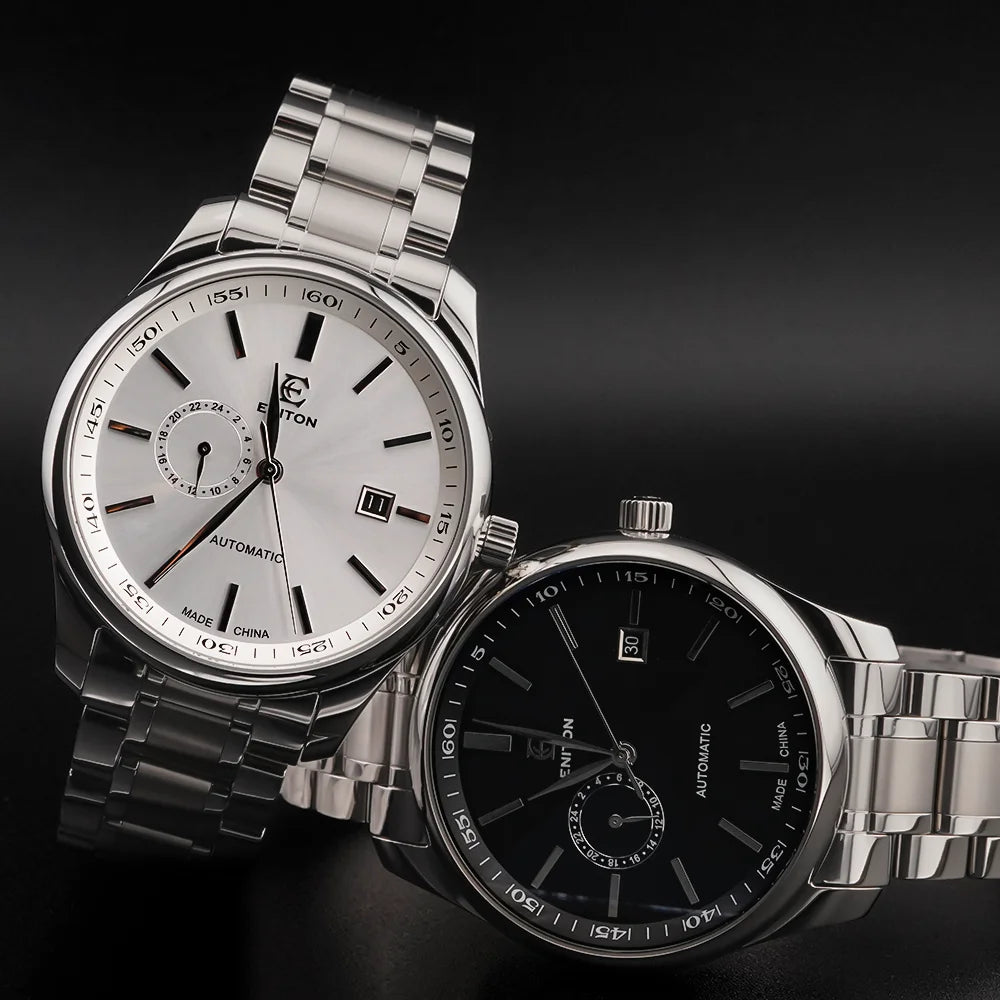 ENITON 41mm Automatic watch 8217 Movement Men's Watch Business luxury watches man Fashion mens watch mechanical Watches for men