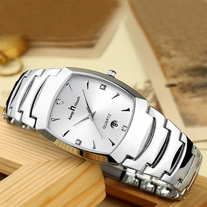 Men Quartz Watches Original High-end Luxury Waterproof Men's Watch Wristwatch Stainless Steel Fashion Business Date Clock Male