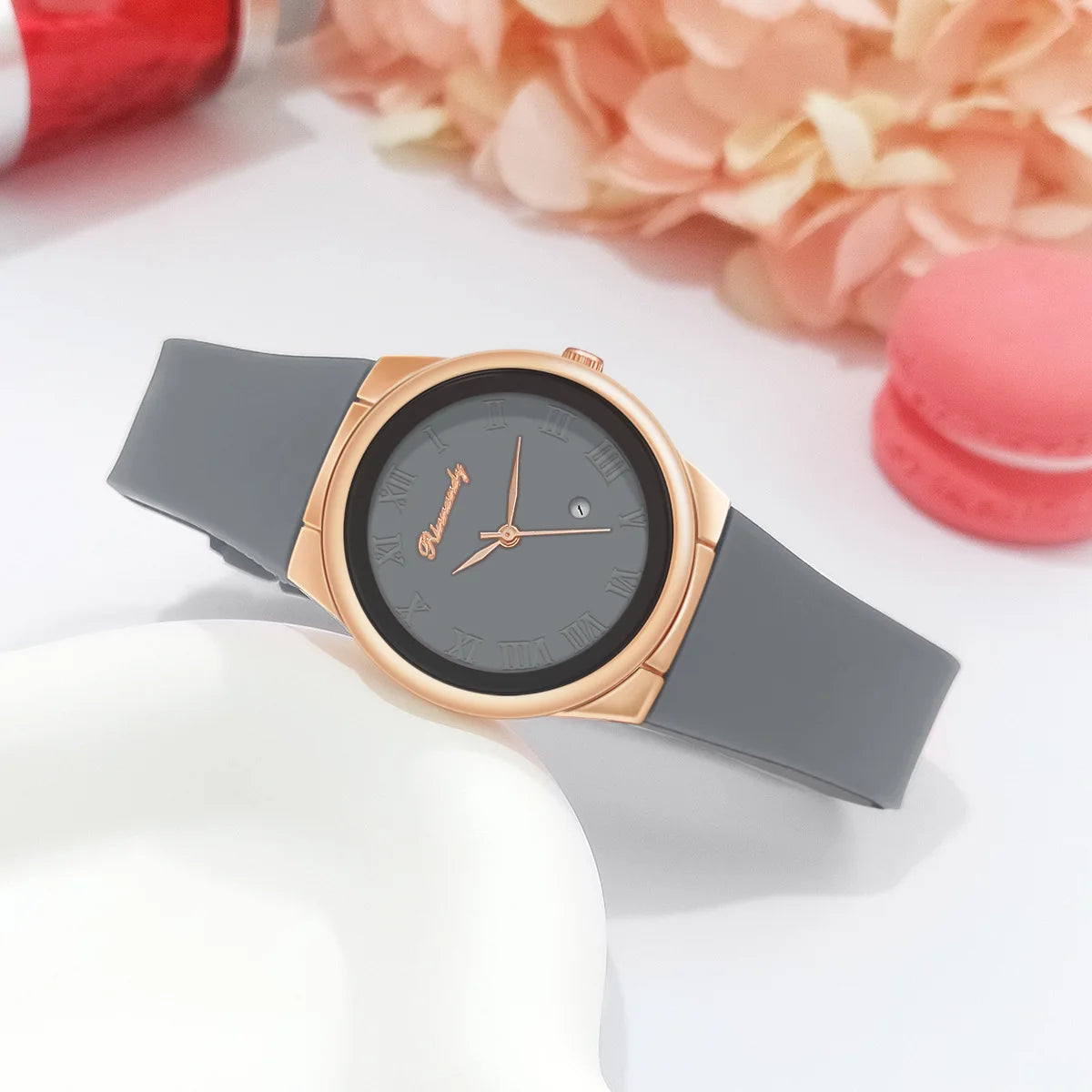 Simple Fashion Quartz Watch Silicone Strap Student Watches Minimalist Casual Women's Calendar Quartz Wristwatch Reloj Mujer
