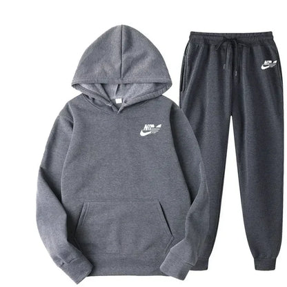2025 Spring Autumn Men Casual Two Piece Sets Sweatshirts Men Women Street Los Fashion Printed Sports Suit