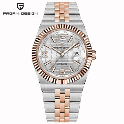 PAGANI DESIGN Watches Luxury Retro Mechanical Watches For Men Sapphire Glass New Waterproof Luminous Stainless Steel Men's Watch