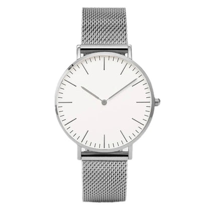 Top Brand Luxury Watches Women Fashion Stainless Steel Mesh Belt Quartz Wristwatch Simple Casual Ladies Clock Gift Montre Femme