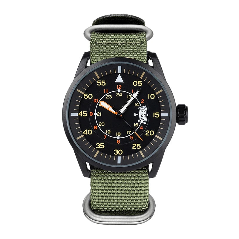 ADDIESDIVE Men Luminous Watch 5Bar Waterproof High Quality Nylon Strap Wristwatch Men Quartz Wirst Watches Relogio Masculino