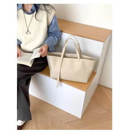 Casual Soft Tote Women Bag PU Leather Shoulder Bags for Women 2026 NEW High Quality Handbags and Purses Large Shopper Purses