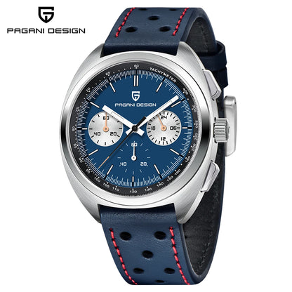 PAGANI DESIGN Men's Watches Luxury Quartz Wrist Watch For Men AR Sapphire Speed Chronograph Retro Dial Clock Reloj Hombre 2026