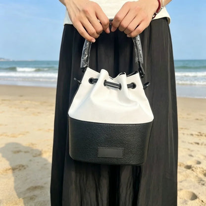 Golf Bucket Bag, Lightweight Fashion Casual Handbag, Portable Single Shoulder Crossbody Pouch for Golf Daily Use