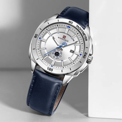 NAVIFORCE 2026 New Men's Watches Leather Quartz Watch Man Casual Sports Day Date Office Normal Male Gift Wristwatch Reloj Hombre
