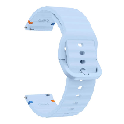 22mm Watch Strap For Xiaomi Watch 2 Pro S4 sport S3 S2 S1 Active/Mi Watch color 2 Smartwatch Watches Band Silicone Wave Bracelet