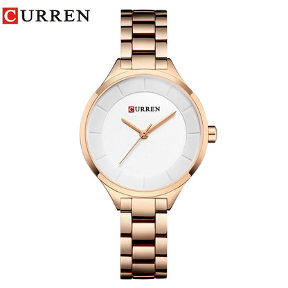 TOP Luxury Rose Gold Women's Watch Stainless Steel Ladies Wrist Watches Relogio Feminino Fashion Female Hour Reloj Mujer