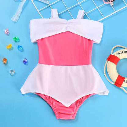 Princess Swimsuit Mermaid Mirabel Isabella Swimsuit Set Girl Summer Beachwear Pool Party Kids Anna Elsa Rapunzel Swimwear Suit