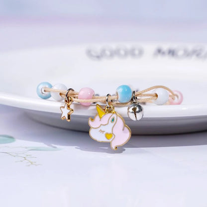 Flash Light Unicorn Children Watches with Bracelet Box Sports Girls Gift Digital LED Watch Women Ladies Toys