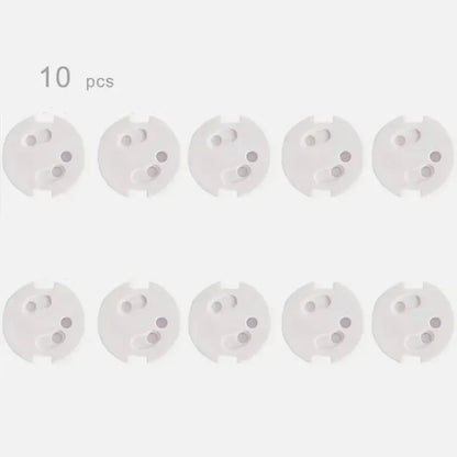 Baby Safety Socket Covers 10pcs Electrical Plastic Outlet Protectors Child Safe Socket Security Protection