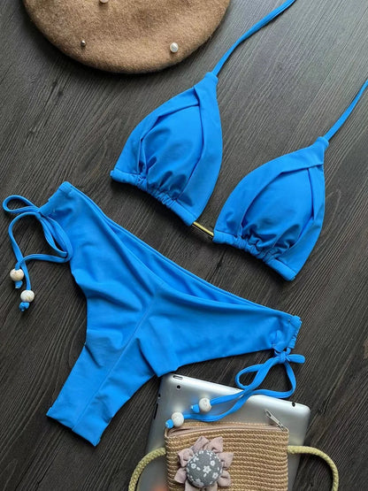 RUOTONGSEPT 2025 New Sexy 13 Color Triangle Bathing Suit for Women Brazilian Bikinis Swimwear Push Up Swimsuit Beach Bikini Set