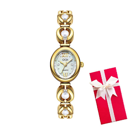 Gold Women Bracelet Watches For Ladies Wrist Watches Top Brand Luxury Elegant Women Dress High Quality Watches Quartz Minimalist