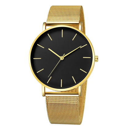 Top Brand Luxury Watches Women Fashion Stainless Steel Mesh Belt Quartz Wristwatch Simple Casual Ladies Clock Gift Montre Femme