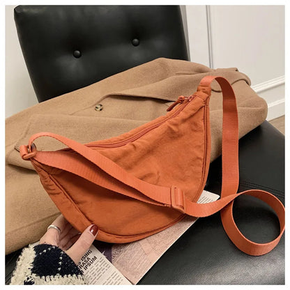 Convenient casual nylon women's crossbody bag shoulder bag large capacity handbag women's travel shopping bag women's wallet
