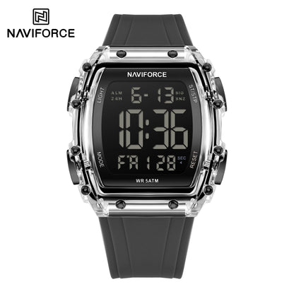 NAVIFORCE Fashion Student Watches Electronic LED Digital Watch for Men Watch Waterproof Sport Multifunctional Alarm Clock Man