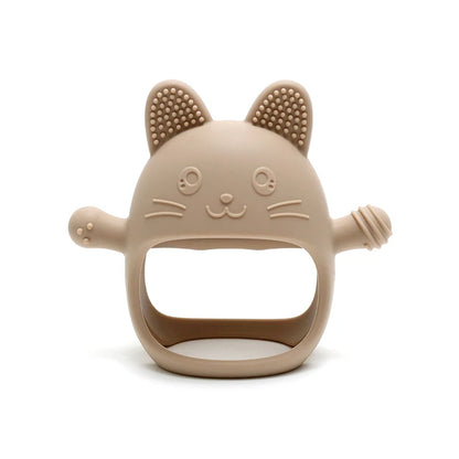 Food Grade Baby Silicone Gloves Teether Soys Pacifiers Kids Teething Toys Newborn Dental Care Gums Molar Stick Baby Items