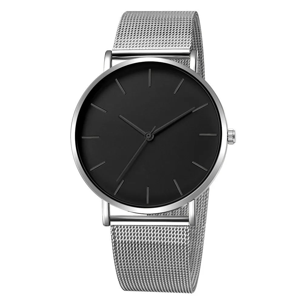 Top Brand Luxury Watches Women Fashion Stainless Steel Mesh Belt Quartz Wristwatch Simple Casual Ladies Clock Gift Montre Femme