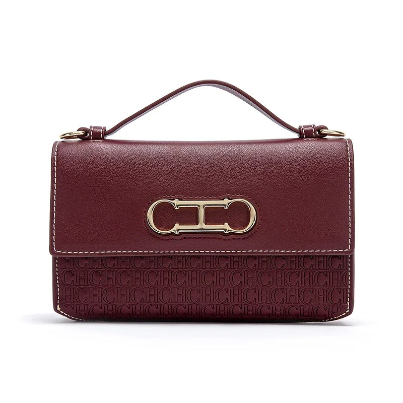 CH Crossbody Bag Brand Women's Bag Letter Print Leather Compact Elegant Handbag Tote Bag Exquisite Fashion Women's Bag