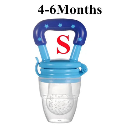 Baby Fruit and Vegetable Teether Fresh Food Supplement Toys Infant Fruit Teething Silicone Pouches Baby Feeding Tableware