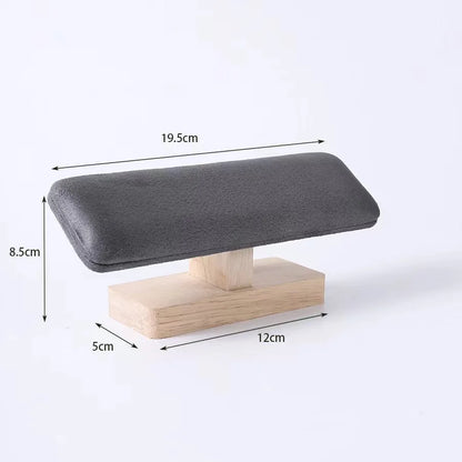 1Pc Wooden Watches Display Stands Base Watch Necklace Bracelet Organizer Rack Bangle Scrunchie Headband Showcase Stands